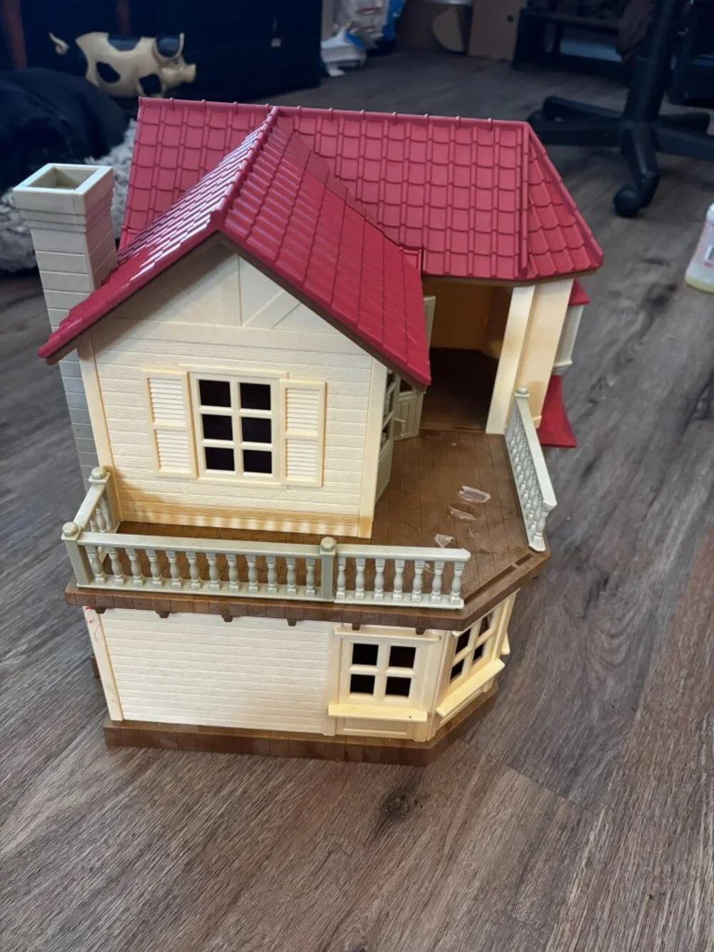 Lot Sylvanian Families Calico Critters Red Country Home Critters Furniture